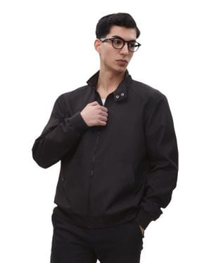 Rokka&Rolla Classic Full Zip Bomber Jacket - Black