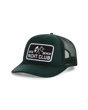 Local Beach Yacht Club Snapback Trucker Hat - Green