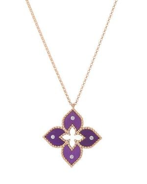 Roberto Coin Venetian Princess Diamond Pendant Necklace - Multicolor