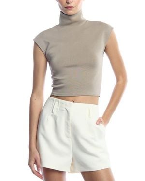 LBLC The Label Winslow Sleeveless Turtleneck - White