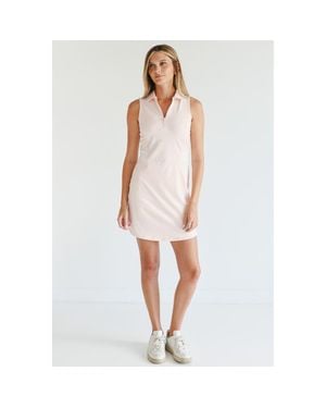 Beldrie Pace Collared Dress - White