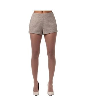 Naked Wardrobe Chevron Shorts - Gray