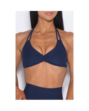 Bombshell Sportswear Butterfly Sports Bra - Blue