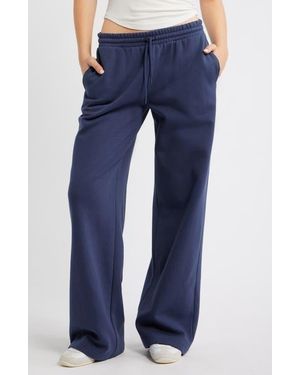 BP. Baggy Wide Leg Sweatpants - Blue