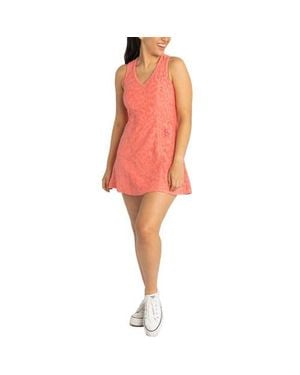 Lusso St. Louis Cardinals Tess Cheetah V-Neck Racerback Dress - Red