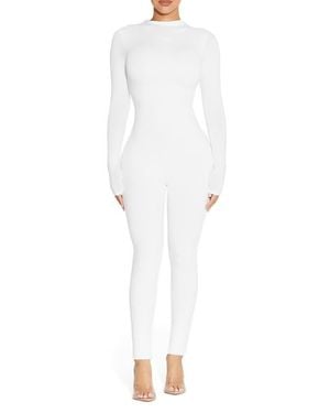 Naked Wardrobe The Nw Jumpsuit - White