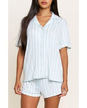 Honeydew Intimates All American Shortie Pajamas - White