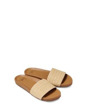 Beek Gallito Raffia Slide Sandal - Multicolor