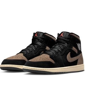 Nike Air 1 Mid Se Basketball Sneaker - Black