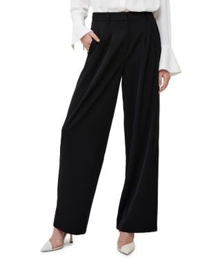 French Connection Harrie Wide Leg Suiting Pants - Black