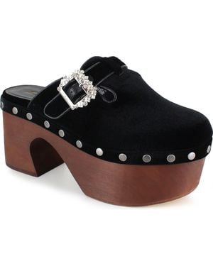 Zigi Macarena Platform Clog - Black