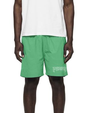 Purple Brand Metal All Around Performance Shorts - Green