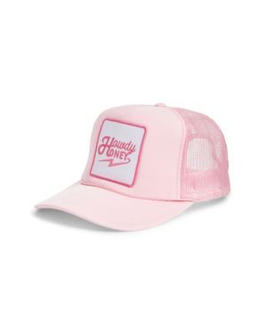 Friday Feelin Howdy Honey Trucker Hat - Pink