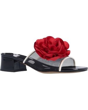 J. Reneé Myla Block Heel Sandal - Red