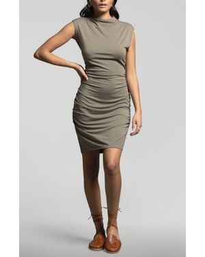 WEEKEND LOS ANGELES Bonnie Ruched Body-Con Dress - Gray