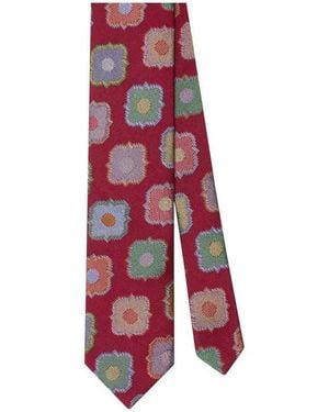 Robert Talbott Robert Large Medallion Best Of Class Necktie - Red