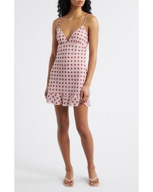 Bella Venice Butterfly Polka Dot Sundress - Red