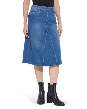 Lyssé Ntials Bella Denim Skirt - Blue