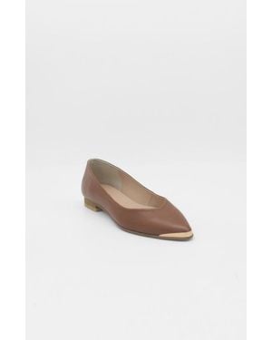 Stivali New York Provvidenza Leather Slip-On Loafers - Brown