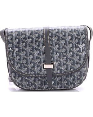 81036096 Belvedere Ii Messenger Bag Coated Canvas Pm - Metallic