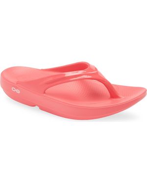 OOFOS Oolala Flip Flop - Pink