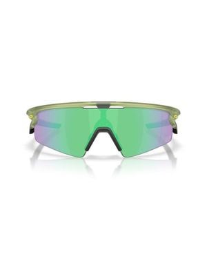 Oakley Gender Inclusive Sphaera Strike 37Mm Rectangle Sunglasses - Green