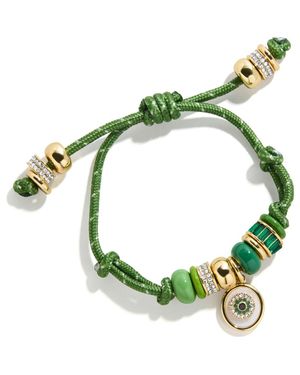 BaubleBar Eye Candy Evil Eye Paracord Bracelet - Green