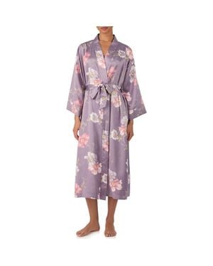Ralph Lauren Floral Stain Robe - Purple