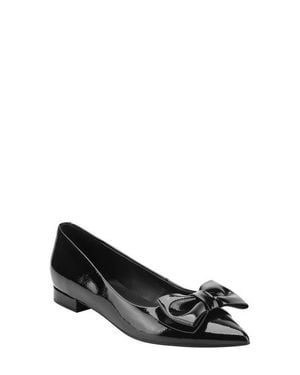 Bandolino Alicce Faux Leather Pointed Toe Flat - Black