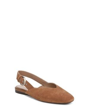 Naturalizer Crystal Slingback Flat - Brown