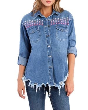 Billy T Superstar Denim Shirt - Blue