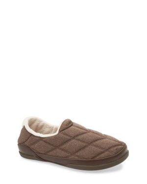 Olukai Puku'I Quilted Slipper - Brown