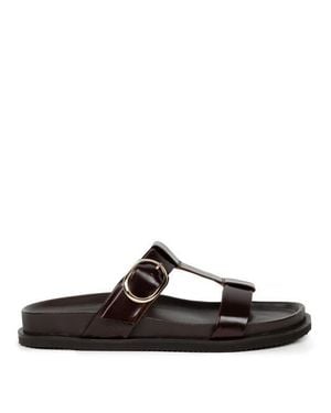 Bobbies Fajar Flat Sandals - Black