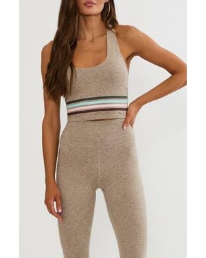 Beach Riot Yara Racerback Crop Tank - Brown