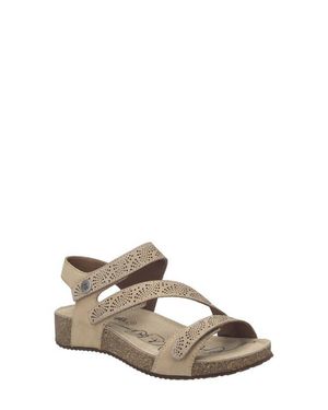 Josef Seibel Tonga 78 Ankle Strap Platform Wedge Sandal - Natural
