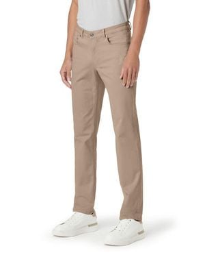 Bugatchi Preston Straight Leg Five Pocket Pants - Natural