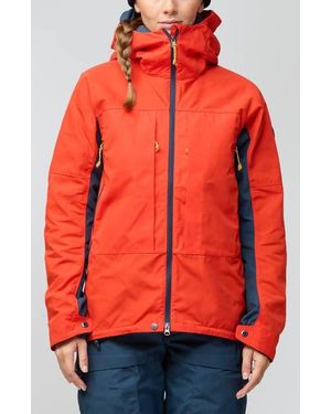 Fjallraven Bergtagen G-1000 Water Resistant Hooded Jacket - Red