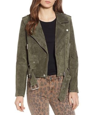 Blank NYC Suede Moto Jacket - Multicolor