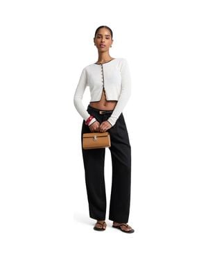 Onia Cropped Linen Cardigan - White