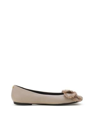 Lanvin The Bow Ballerina Flat - White