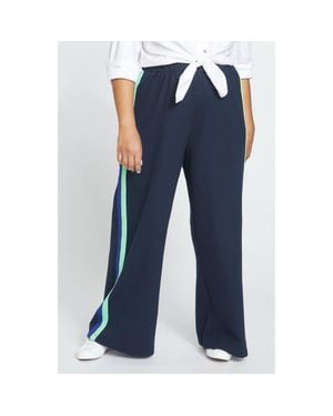 UNIVERSAL STANDARD Stephanie Ponte Wide Leg Pants - Blue