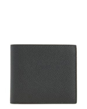 Thom Browne Pebbled Leather Bifold Wallet - Black