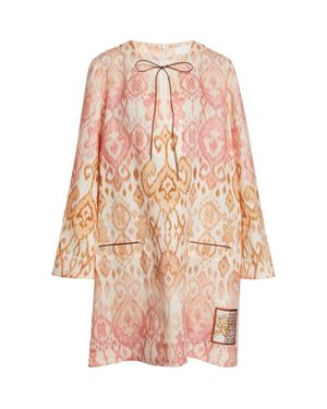 knee length dresses for ladies Lucy Baby Pink Long Sleeve Mini Dress - US 6