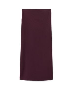 Mango Knit Pencil Skirt - Purple