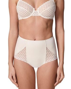 Simone Perele Subtile Control Briefs - Brown