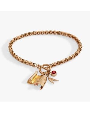 ALEX AND ANI The Wizard Of Oz Scarecrow Toggle Bracelet - Brown