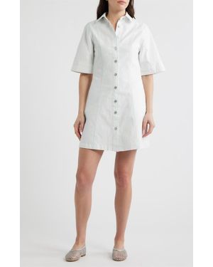FRNCH Ellyne Cotton Shirtdress - White