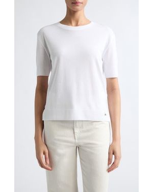 Herno Glam Knit Crewneck T-Shirt - Gray