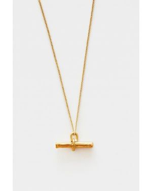 By Georgia Toggle Necklace - White