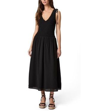 PAIGE Sebastian Smock Sundress - Black